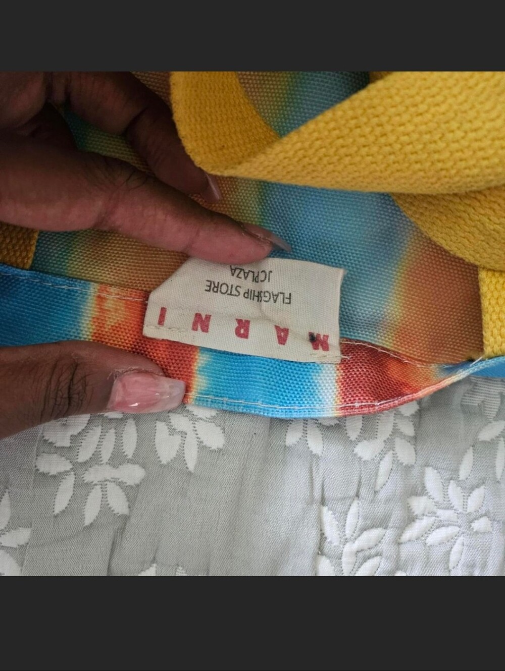 Marni Yellow & Multicolor Striped Home Throw